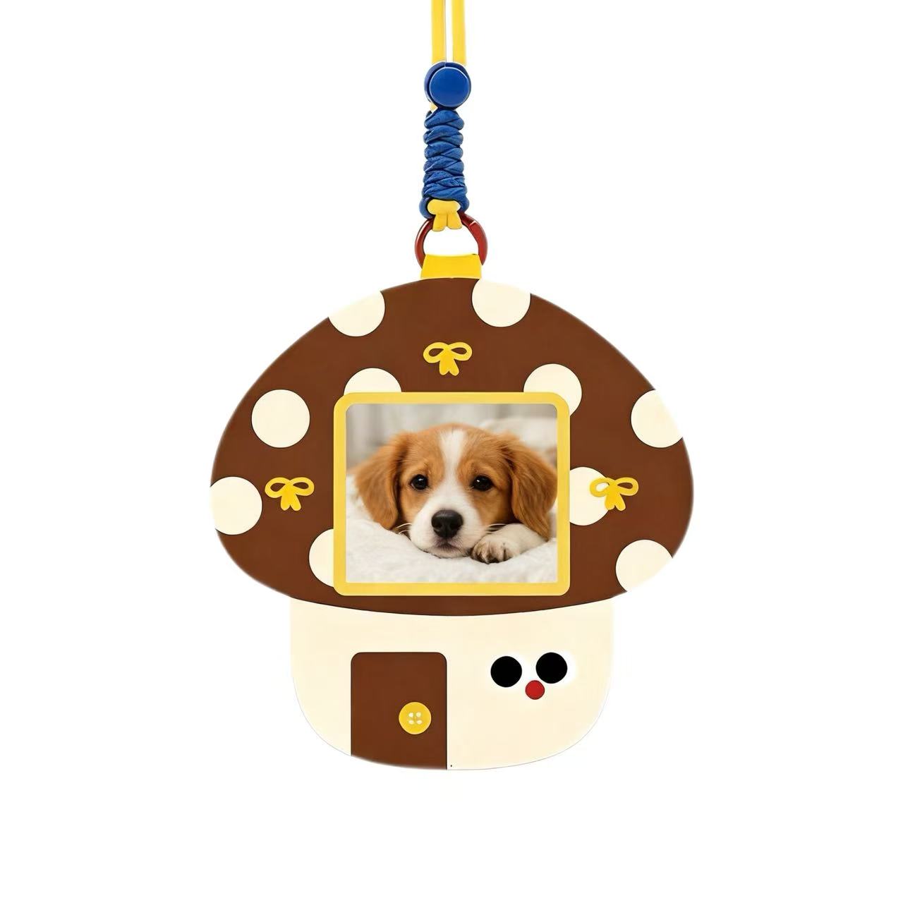 Fabric Coin Purse Lanyard Custom Pet Image