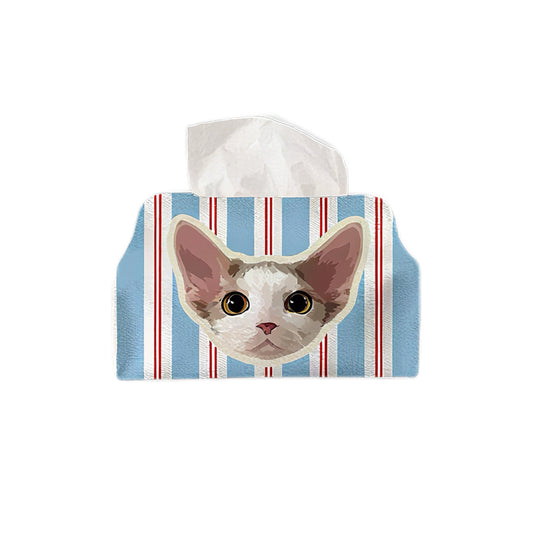 Tissue Box Velcro Designed with Pet Image