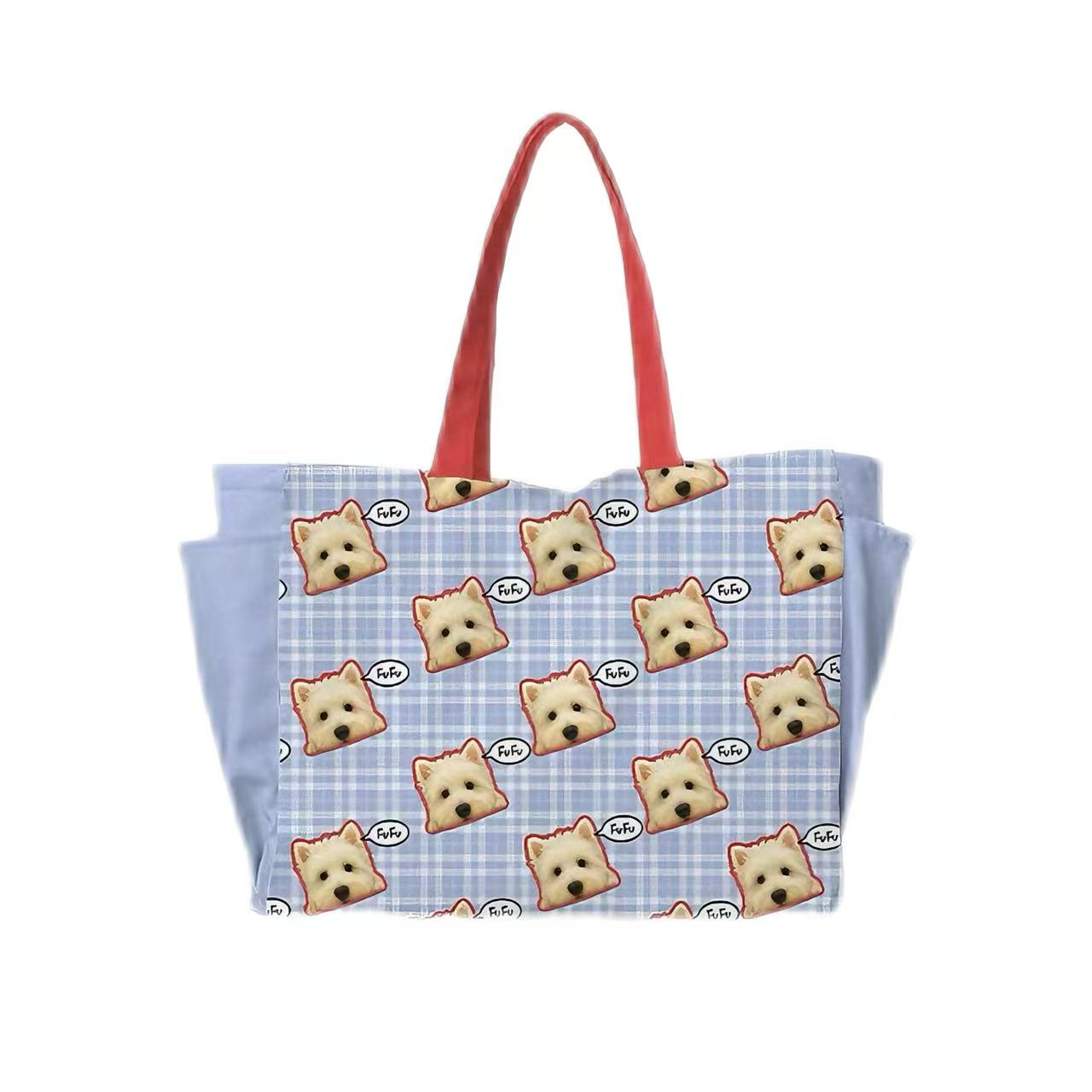 Pet Custom Image Large Capacity Shoulder Bag
