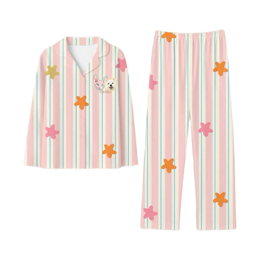 Long Pajamas Modern Design Custom Pet Image Printed