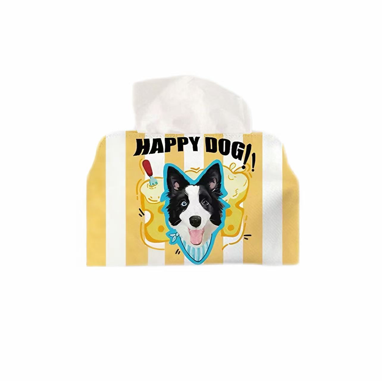 Tissue Box Velcro Designed with Pet Image