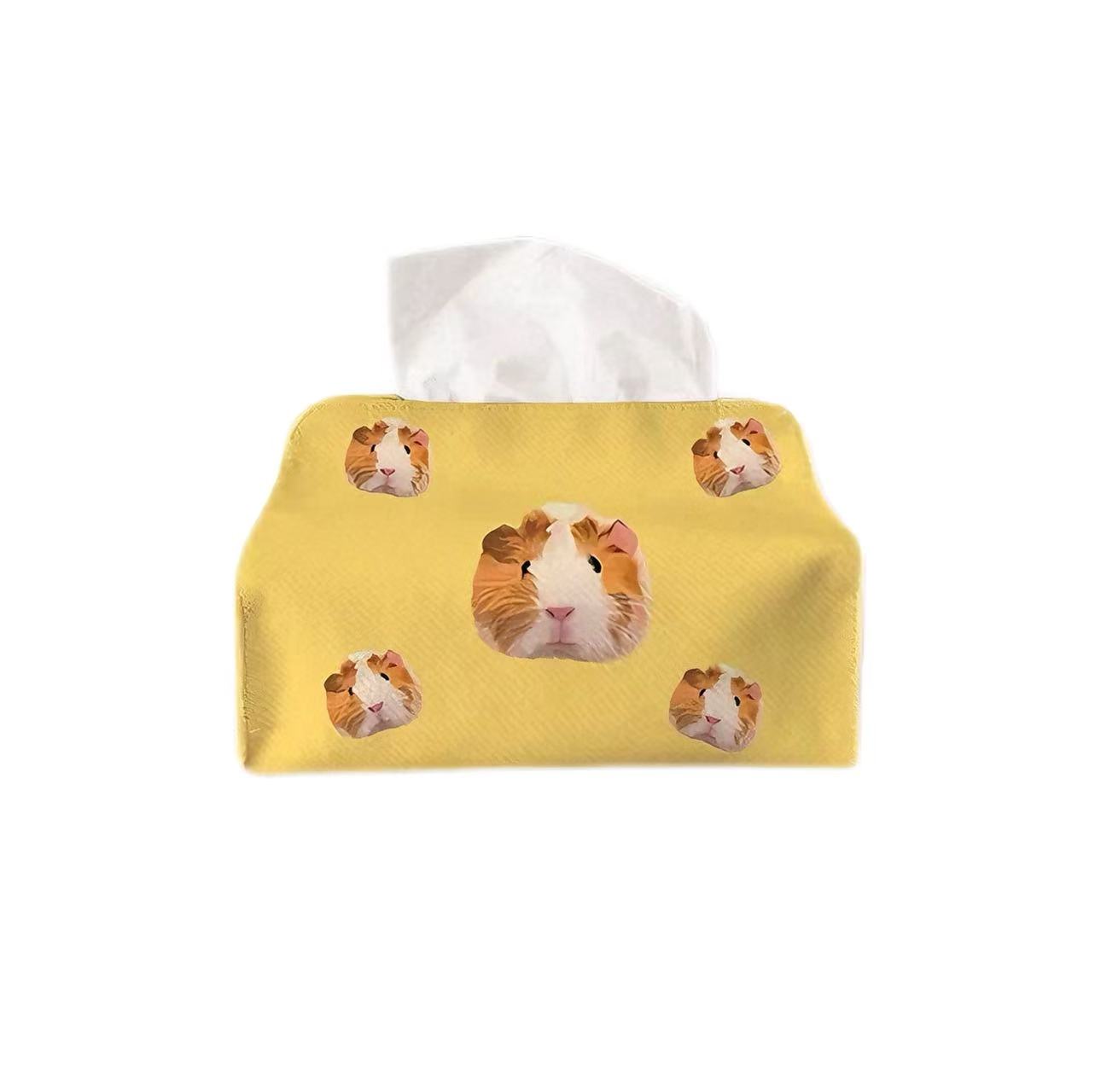 Tissue Box Velcro Designed with Pet Image